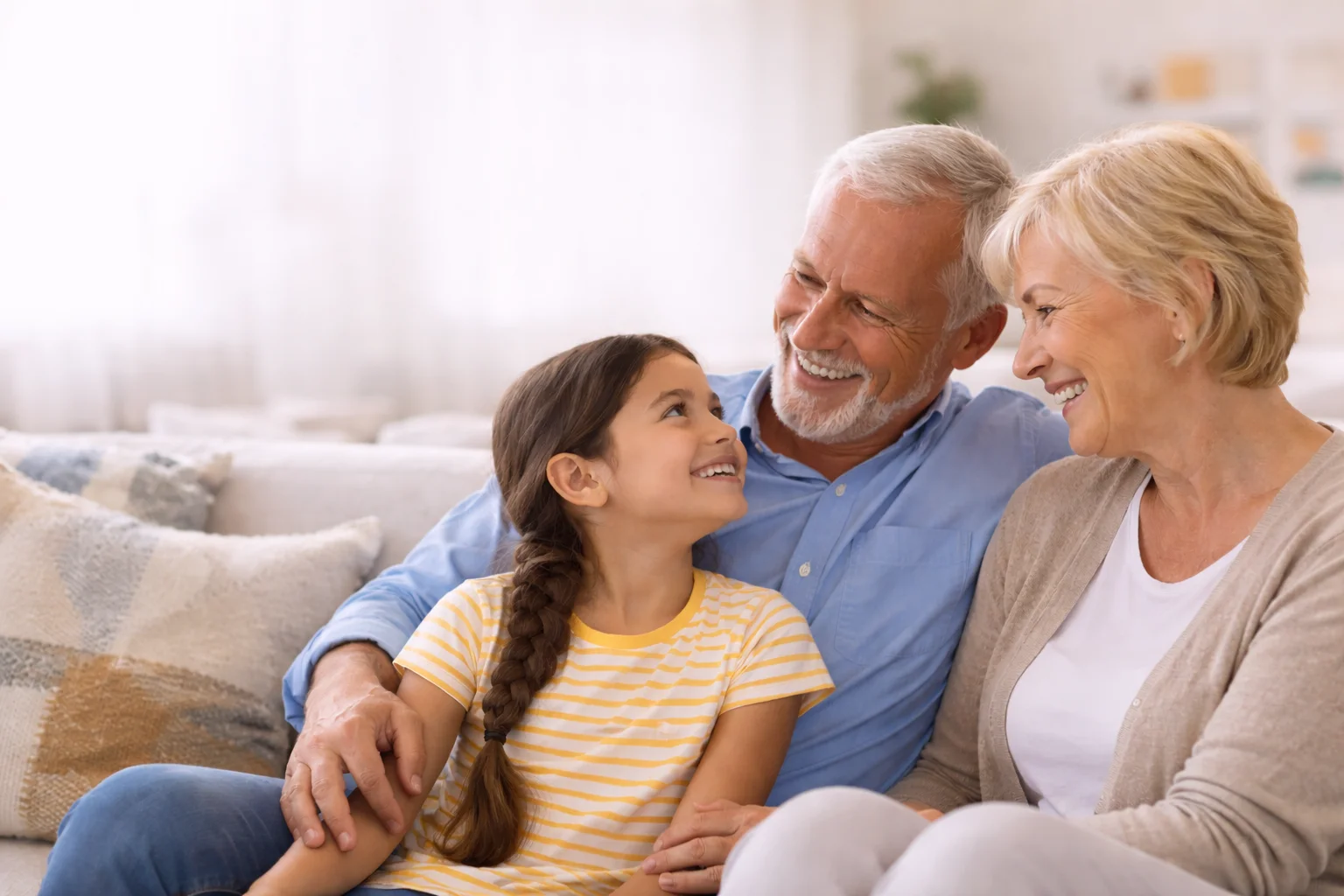Grandparent with grandchild, representing grandparentage DNA testing