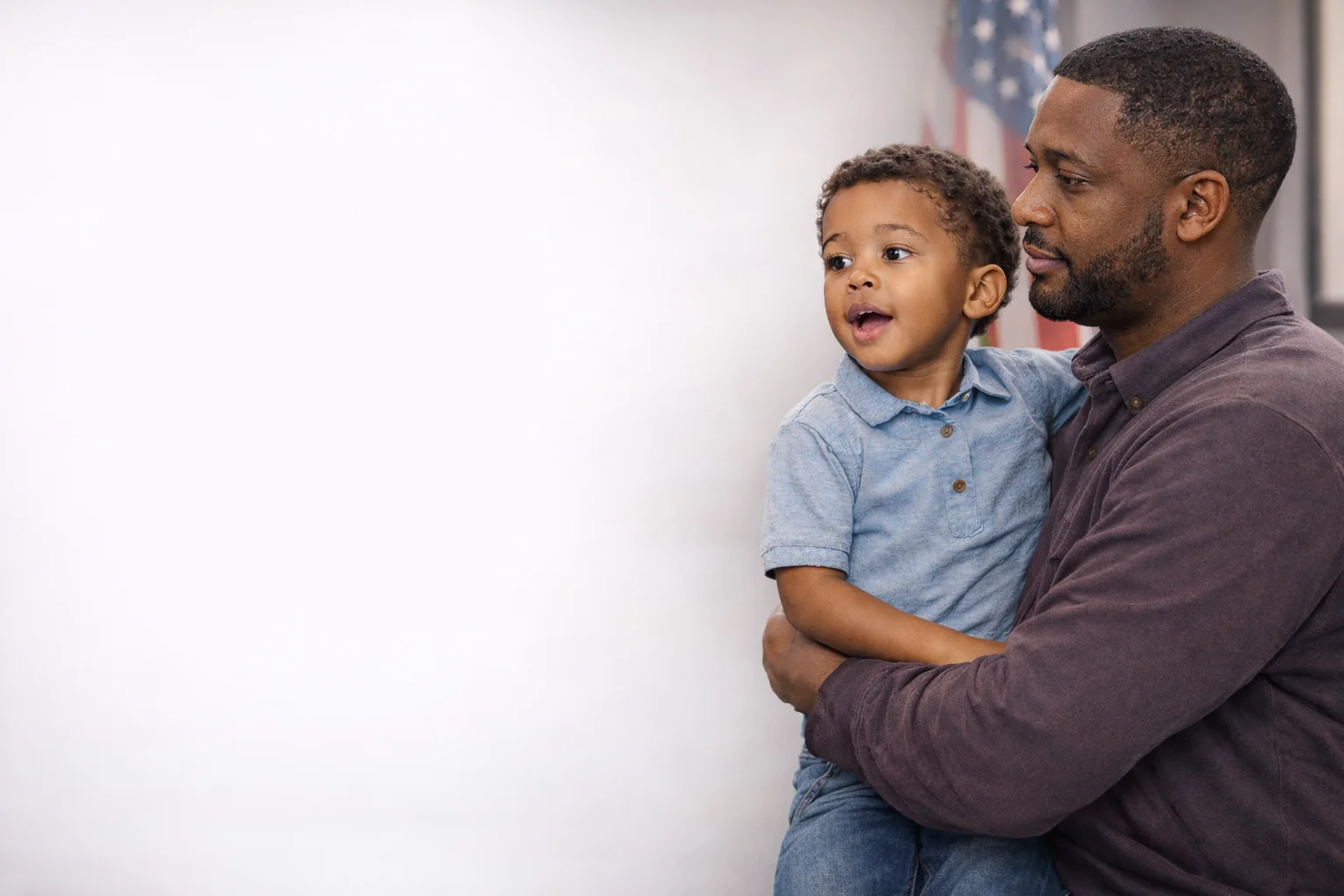 Father and child for paternity DNA testing in Manhattan